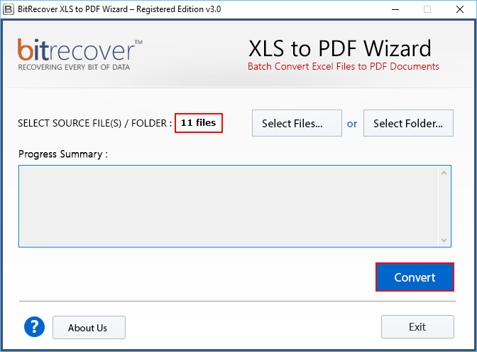 XLSX in PDF