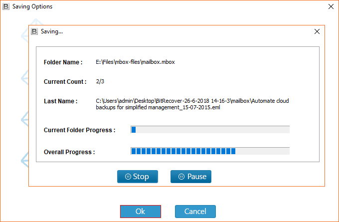 Splitting MBOX files by size