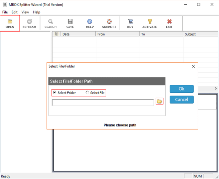 Select file