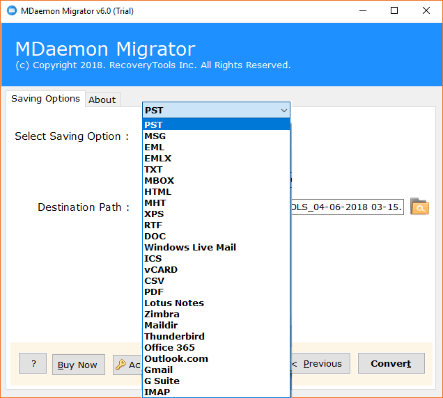 MDaemon Contacts Saving to CSV and vCard