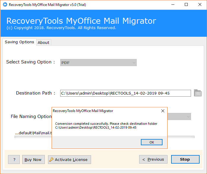 MyOffice Mail conversion