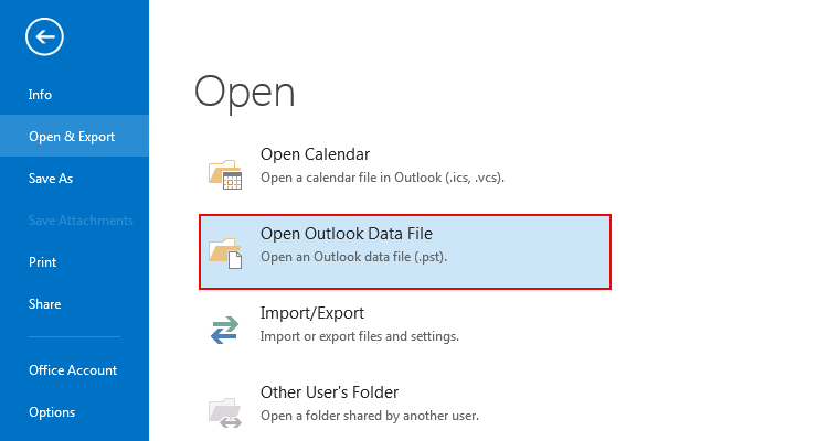 Run Microsoft Outlook 2019