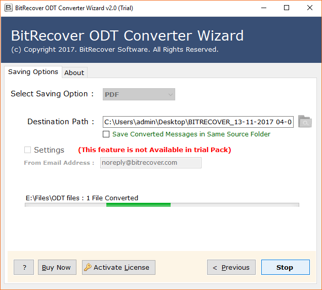 convert LibreOffice to PDF