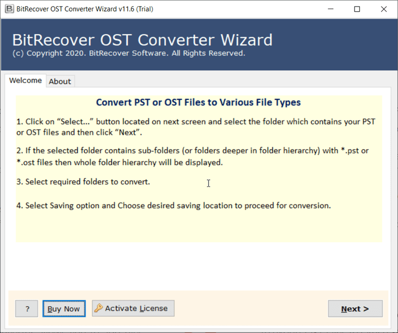 BitRecover OST to Office 365 Converter Wizard