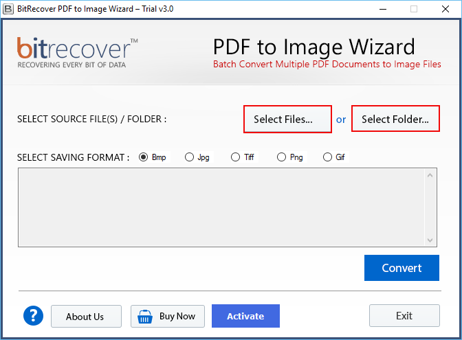 Run PDF to Image Converter