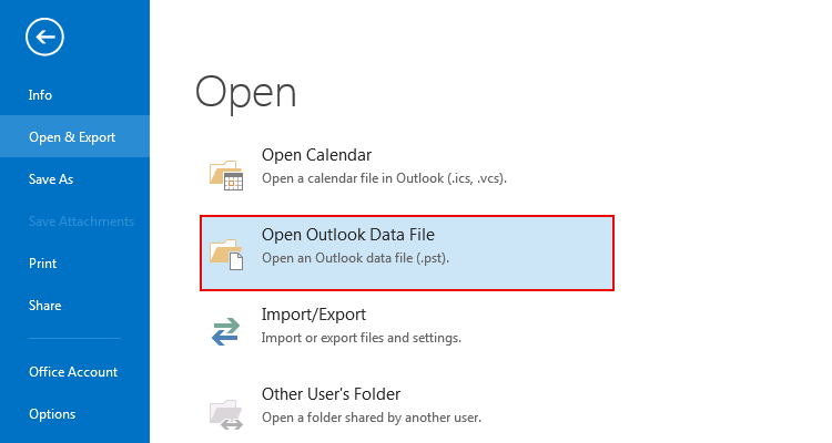 Open Outlook