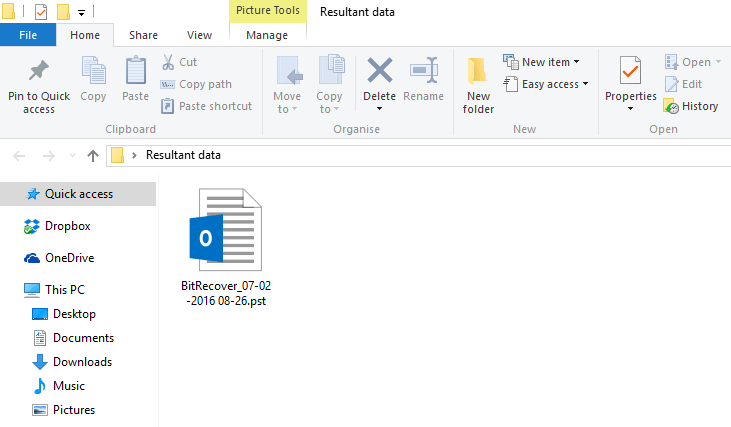Resultant File
