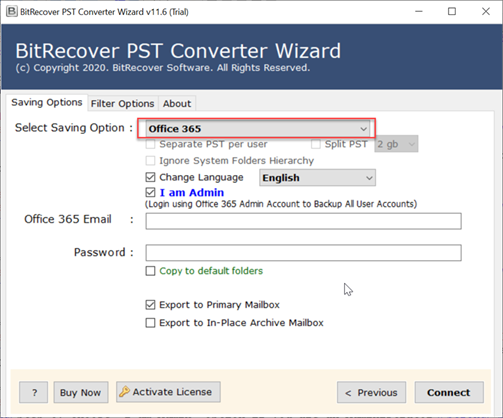 select Office 365