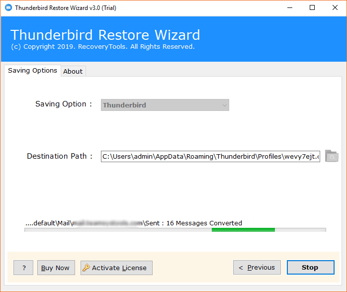 repair corrupted thunderbird profiles