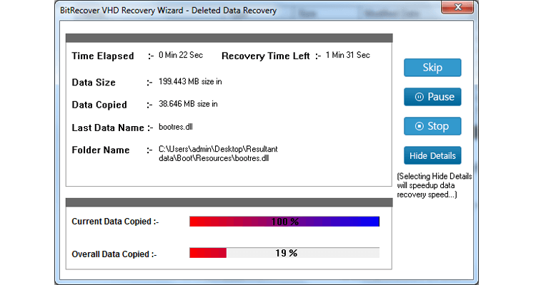 start the recovery process