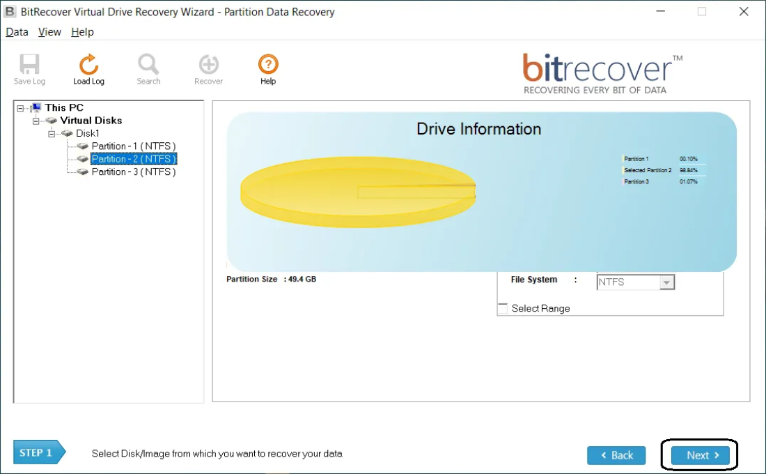 Virtual Drive file Information