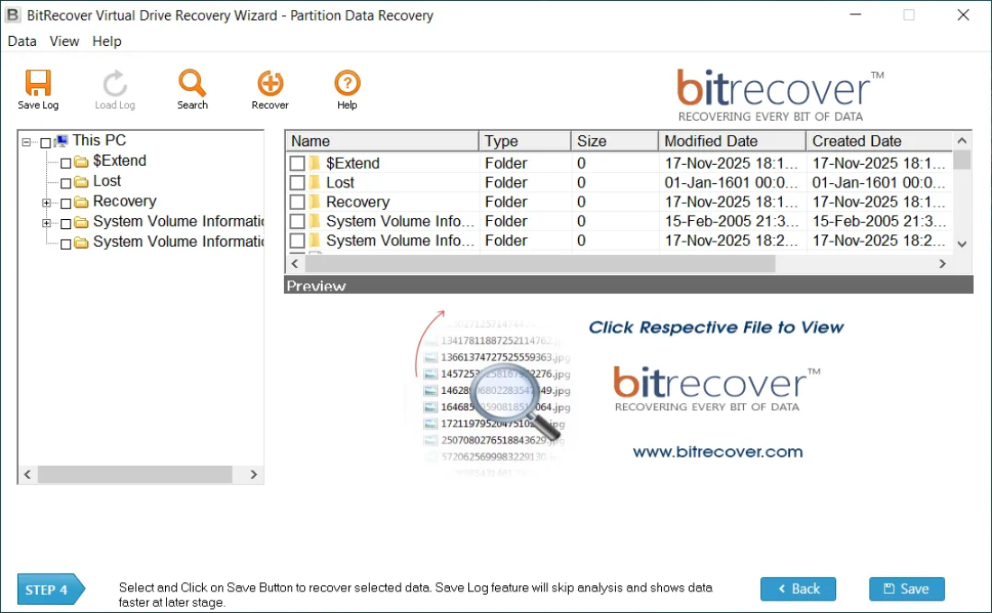Virtual Drive Data Recovery