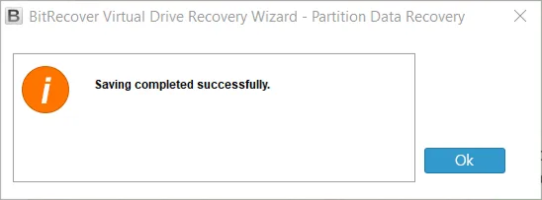 completed successfully