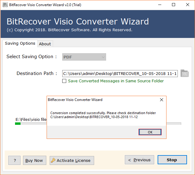 Visio document conversion