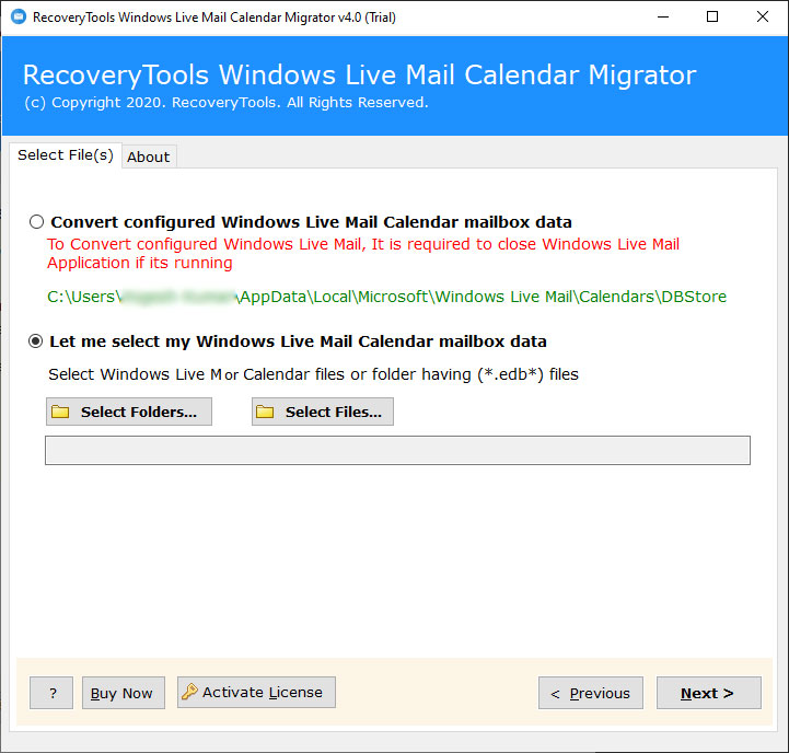 export windows live calendar